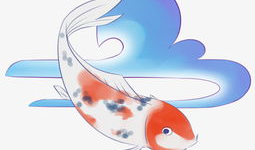 锦鲤漫画图片,好运连连，欢乐满溢